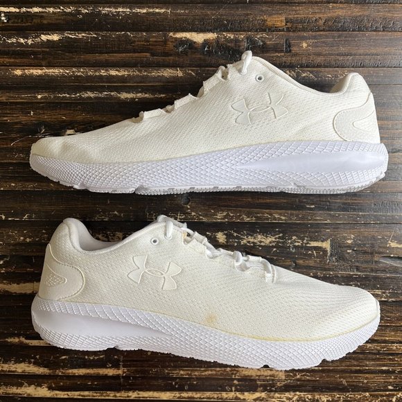 Men's UA Under Armour Charged Pursuit 2 Running Shoes  3022594-101 Size 14 - Picture 2 of 7